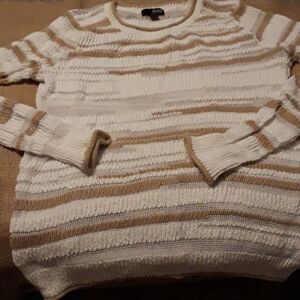 8 for $20 A.n.a Tan and White Sweater